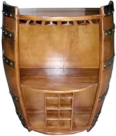 MGP Split Barrel Wine Shelf with Glass Rack