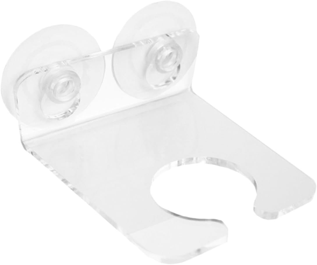 Unomor Transparent Acrylic Wine Glass Rack with Suction Cup Holder
