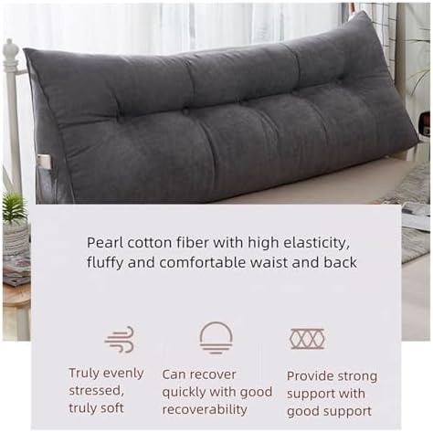 Large Backrest Positioning Support Bolster Cushion for Daybed