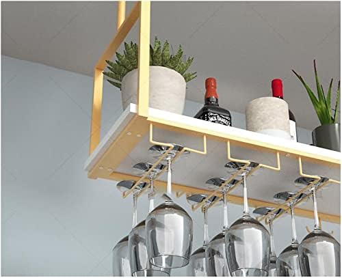 KOHARA Wall-Mounted Wine Rack with Iron Brackets