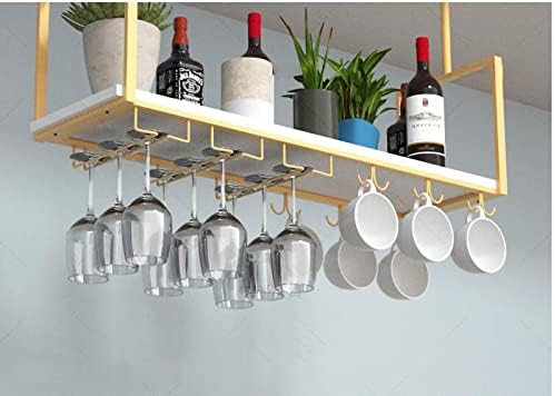 KOHARA Wall-Mounted Wine Rack with Iron Brackets