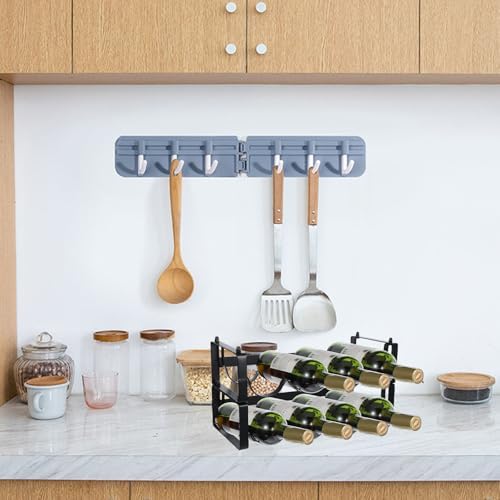 Stackable Wine Rack with 3 Installation Options