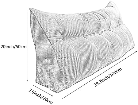 ZZYK Large Triangular Reading Pillow Pink 39inch 1