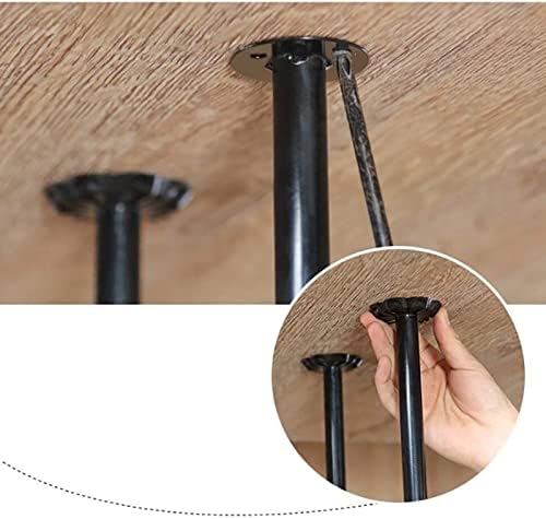 ULAINE Rustic Metal Wine Rack with Adjustable Height
