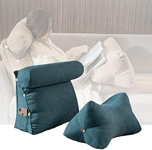 Reading Pillow Back Support Bolster for Bed Sofa Office Chair