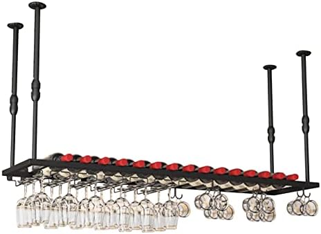Suuim Metal Wine Glass Holder Cabinet Organizer