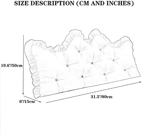ZZYK Large Reading Wedge Pillow Purple 80cm