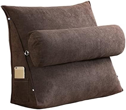 Karnado Brown Wedge Pillow for Reading and Bed Support 1
