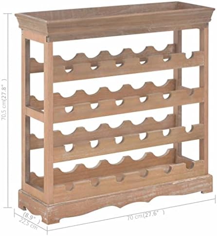 GOLINPEILO Wooden Wine Cabinet with 4 Shelves