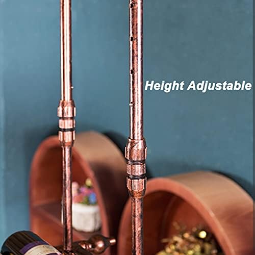 KOHARA Wall-Mounted Wine Glass Rack Adjustable Height