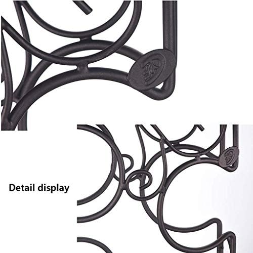 Modern Freestanding Wine Rack with Rounded Design