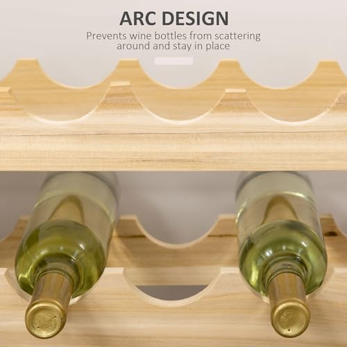 6-Tier Freestanding Wine Rack with 72 Bottle Capacity
