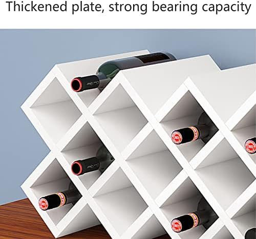 Generic Geometric Bottle Storage Rack for Home and Kitchen