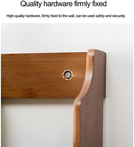 Wall-Mounted Wine Glass Holder with Solid Wood Design 1