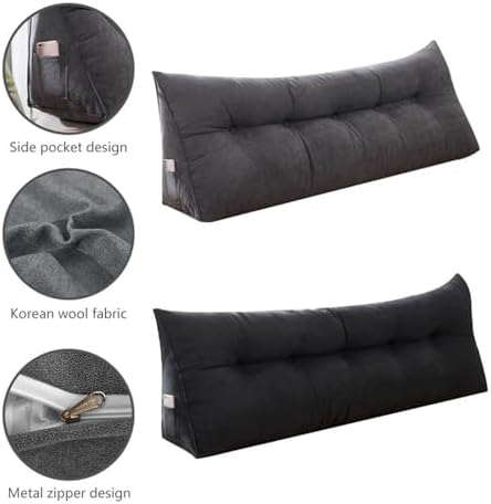 Large Backrest Positioning Support Bolster Cushion for Daybed