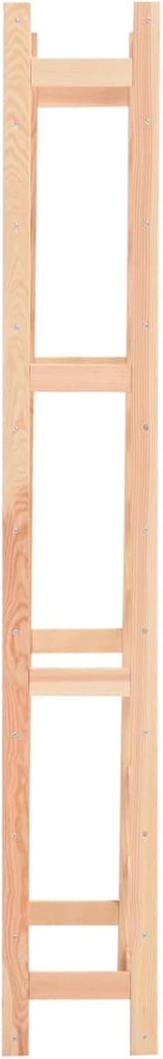 77-Bottle Freestanding Wine Rack in Beige