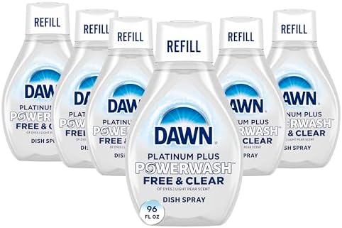 Dawn Free Clear Powerwash Dish Spray 16 Fl oz 6 Pack
