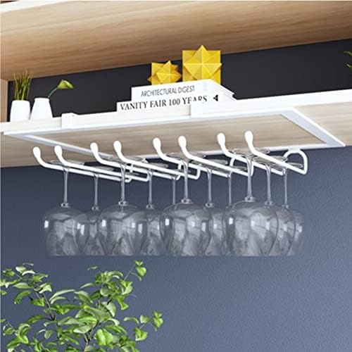 Suuim Metal Wine Glass Rack for Cabinet Bar Kitchen