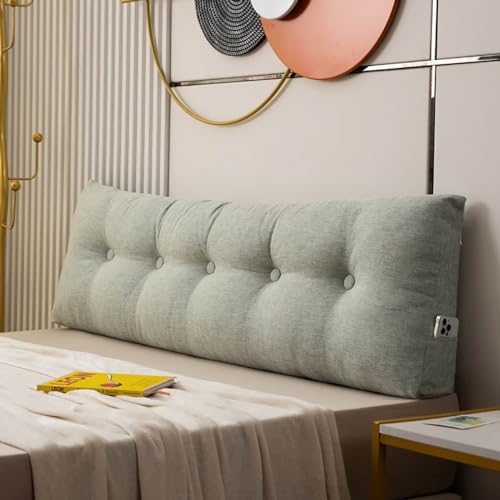 TESICA Headboard Pillow for Bed Sofa Daybed Light Green 71x16x5in