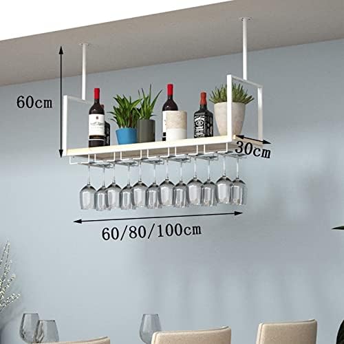 Suuim Ceiling Wine Glass Rack - Heavy Duty Metal Display Stand