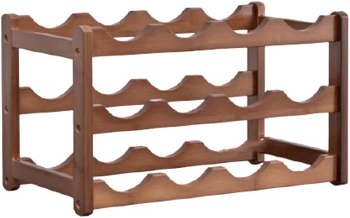 Habiba Premium Bamboo Wine Rack Multi-Layer Storage