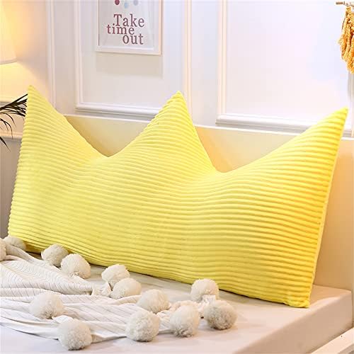 ZZYK Yellow Wedge Headboard Pillow 354 Large