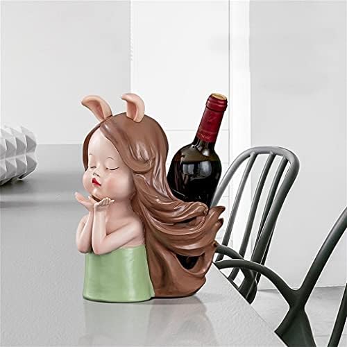 YYDS Cartoon Girl Wine Rack - Gray
