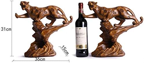 KINTEOK Cheetah Wine Rack Small Resin