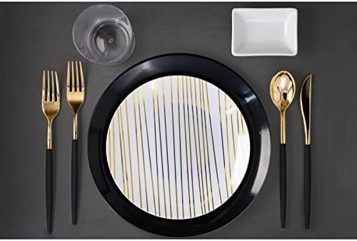 Trendables 120 Pack Two Toned Plastic Forks