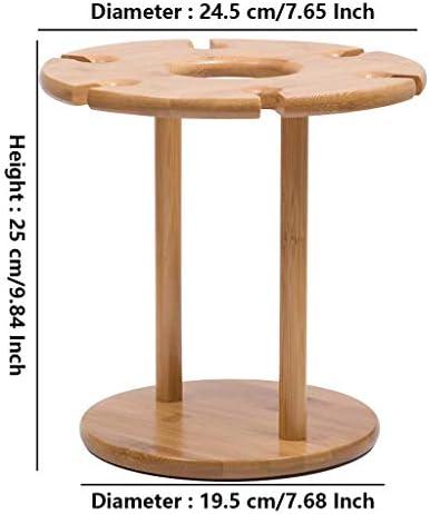 MaGiLL Bamboo Wine Rack Freestanding Storage