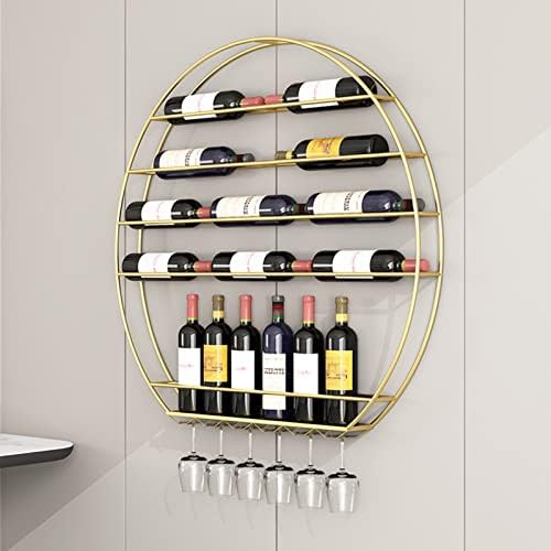 Suuim Wall Mounted Metal Wine Rack