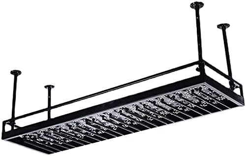 OBONG Modern Style Iron Wine Rack with Adjustable Height