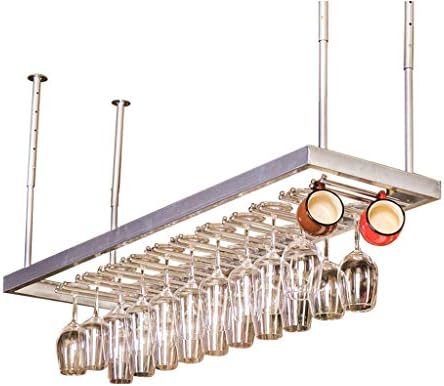 Suuim Ceiling Hanging Stemware Wine Rack Organizer