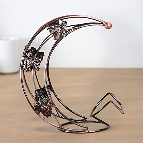 WAOCEO Moon Shape Wine Rack Decorative Holder 1