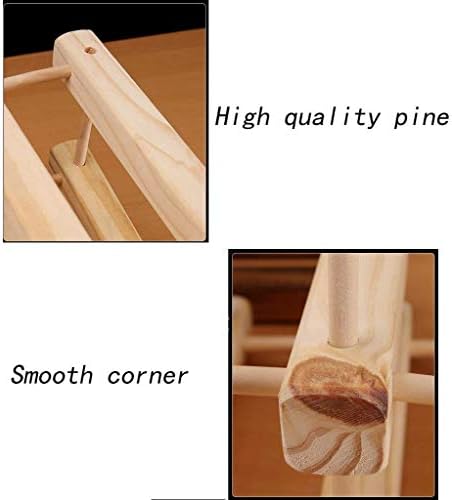 Tumblre Wooden Tabletop Wine Rack with Rounded Edges