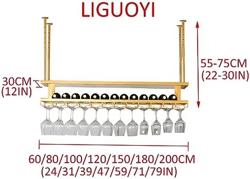 Adjustable Sturdy Wine Glass Holder for Kitchen and Bar