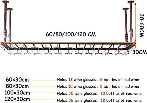 IOCCIOBB Wall-Mounted Wine Rack with Adjustable Holder