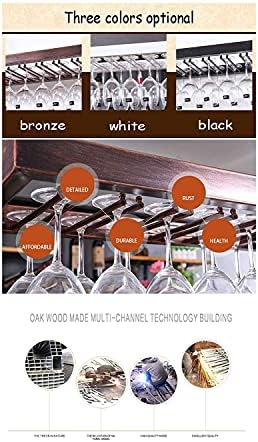 Ceiling Wine Racks Hanging Glass Holder for Kitchen Bar and Home
