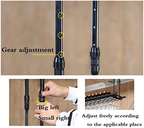 LIYANJJ Wine Rack Adjustable Industrial Metal Floating Shelves