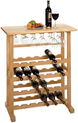 Ergode Newport Wine Bar with 9 Bottle Glass Storage