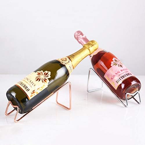 DOITOOL Elegant Wrought Iron Wine Rack for Home Decor