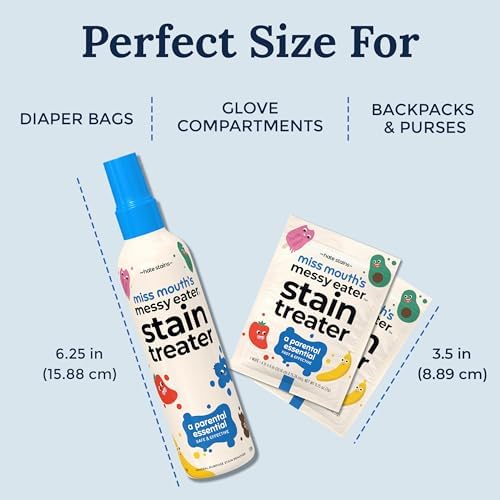 Miss Mouths Messy Eater Stain Treater Spray - 4oz 10 Wipes