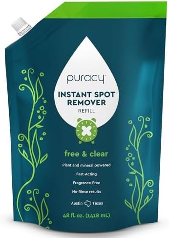 Puracy Instant Spot Remover for Clothes 48 Fl Oz Refill