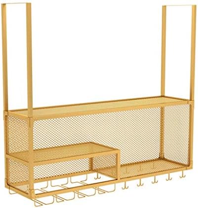 Wine Glass Holder with Metal Frame 80x30cm