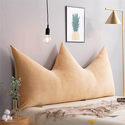 ZZYK Large Velvet Wedge Pillow Reading Support Cushion