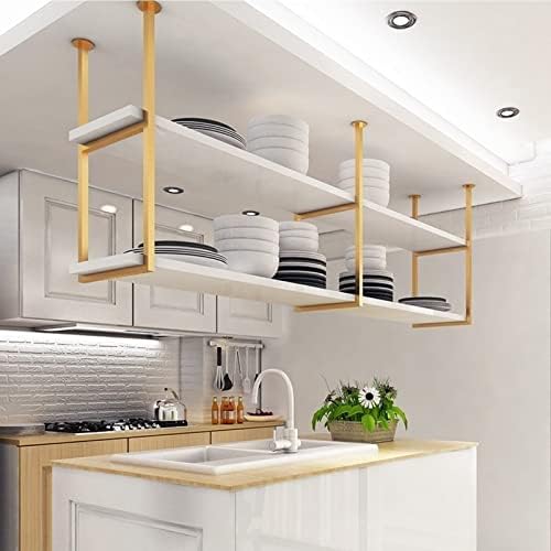 Hanging Wine Glass Rack - 2-In-1 Design Wall-Mounted Storage