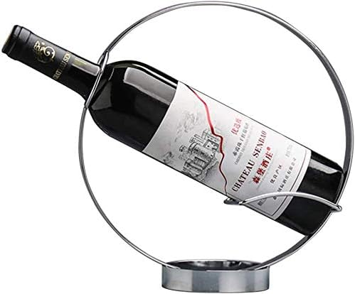 VIXPET Wine Bottle Holder with Silver Finish