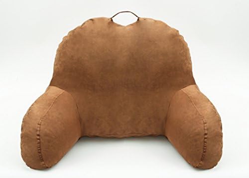 BetterBeds Microsuede Bedrest Pillow - Brown