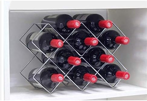 HHWKSJ 4-Tier Wine Rack for 10 Bottles