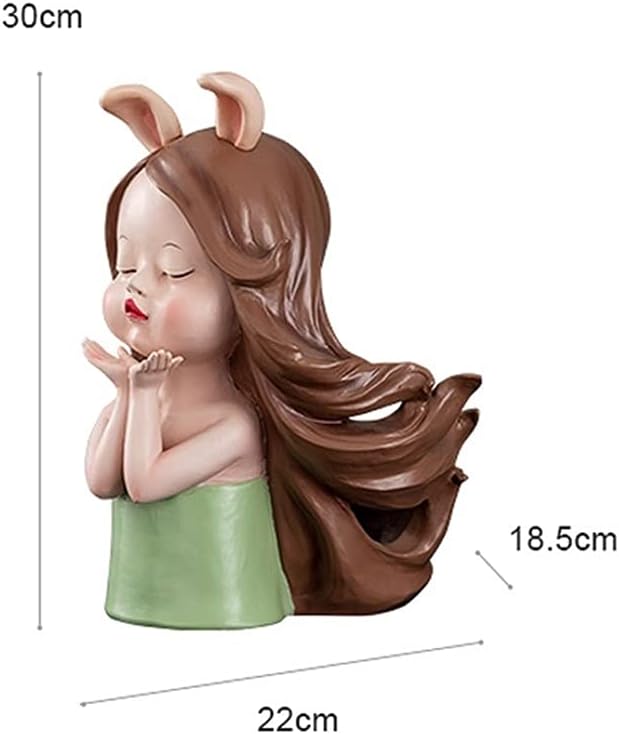 YYDS Cartoon Girl Wine Rack - Gray